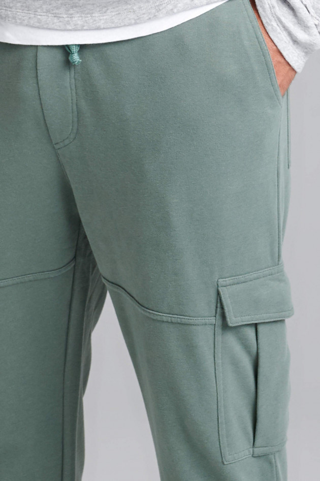 Juvia Jersey Cargo-Sweatpants in Salbei