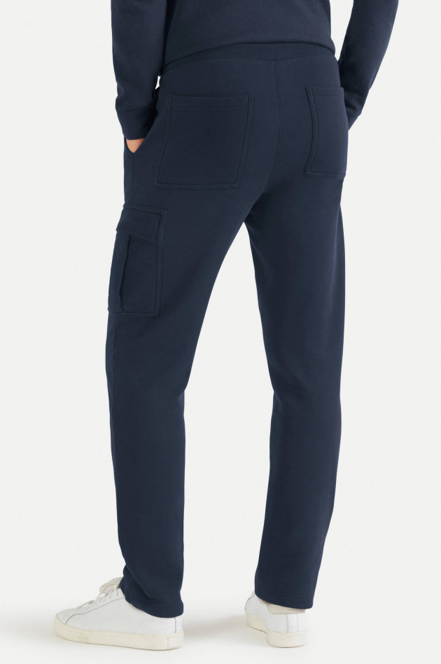 Juvia Cargo Sweatpants in Navy