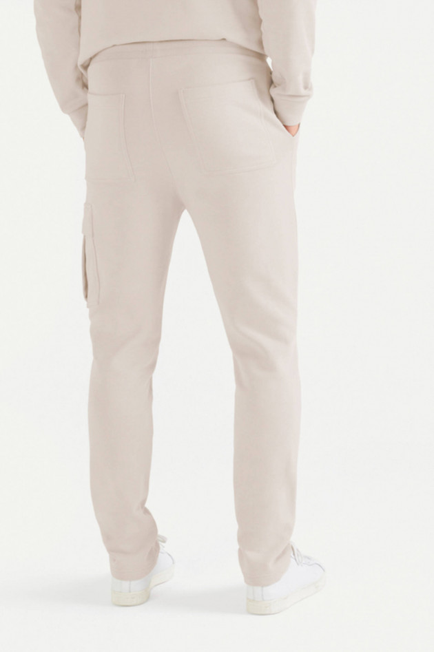 Juvia Cargo Sweatpants in Beige