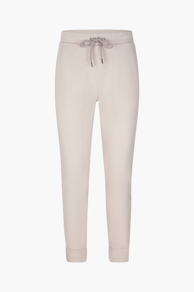 Juvia Baumwoll Sweatpants in Beige