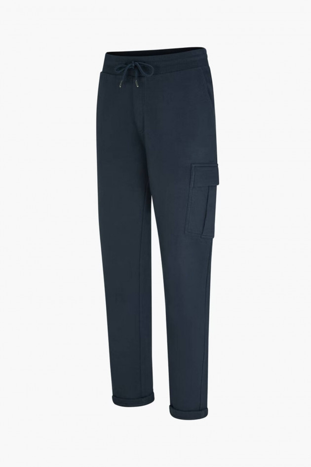 Juvia Cargo Sweatpants in Navy