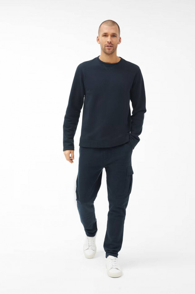 Juvia Cargo Sweatpants in Navy