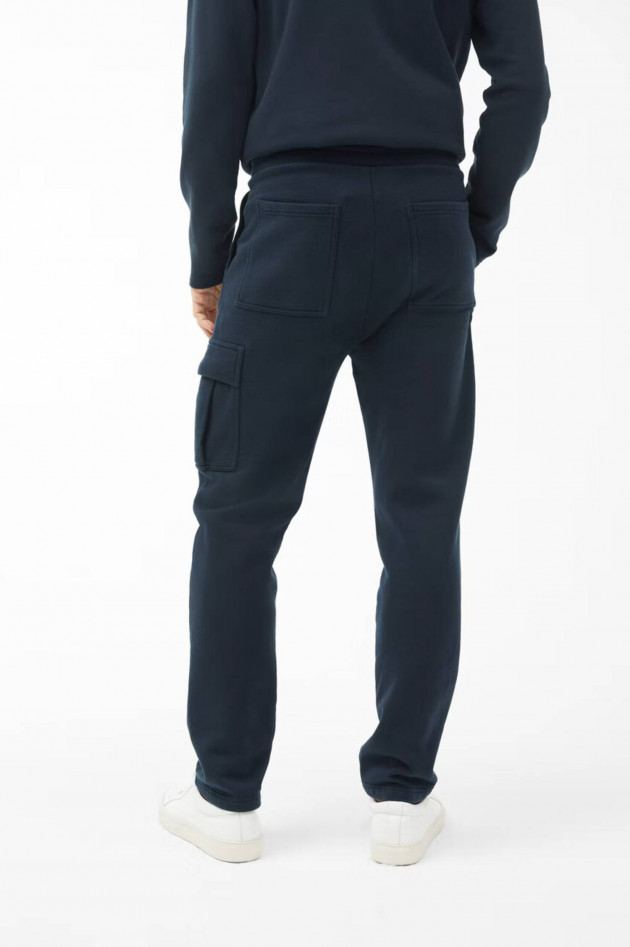 Juvia Cargo Sweatpants in Navy