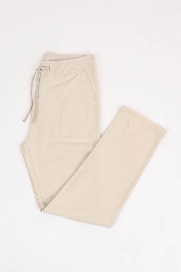 Juvia Jogginghose aus Baumwolle in Creme