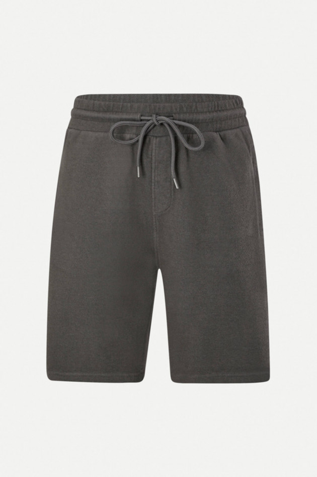 Juvia Piqué Shorts in Anthrazit