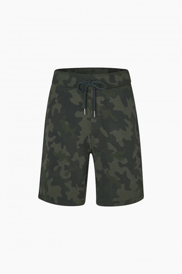 Juvia Bermudashorts LIAN mit Camouflage-Muster in Oliv