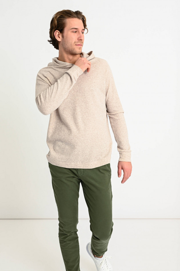 Juvia Hoodie aus Kaschmir-Mix in Beige