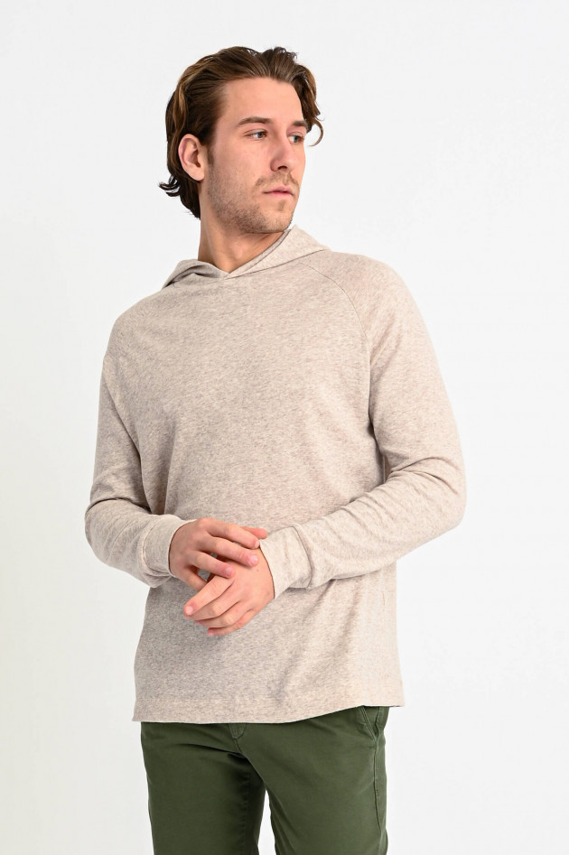 Juvia Hoodie aus Kaschmir-Mix in Beige