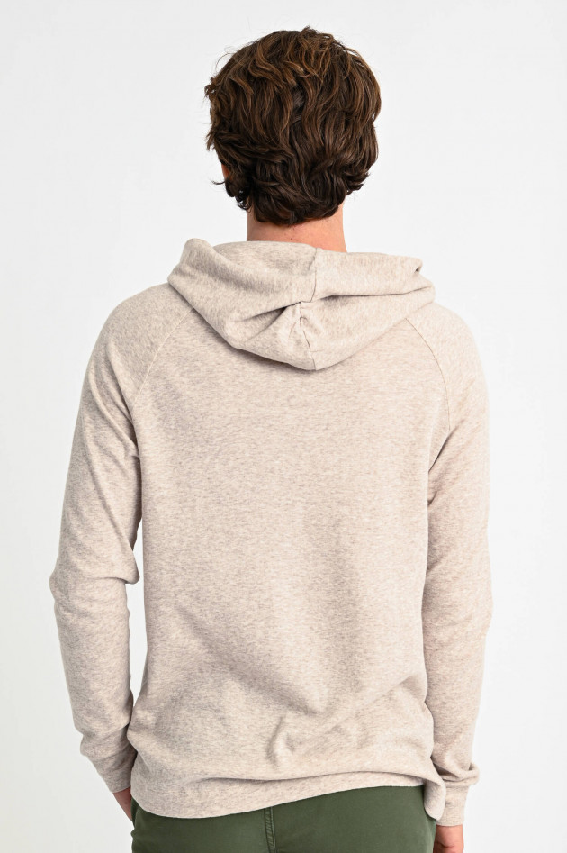 Juvia Hoodie aus Kaschmir-Mix in Beige