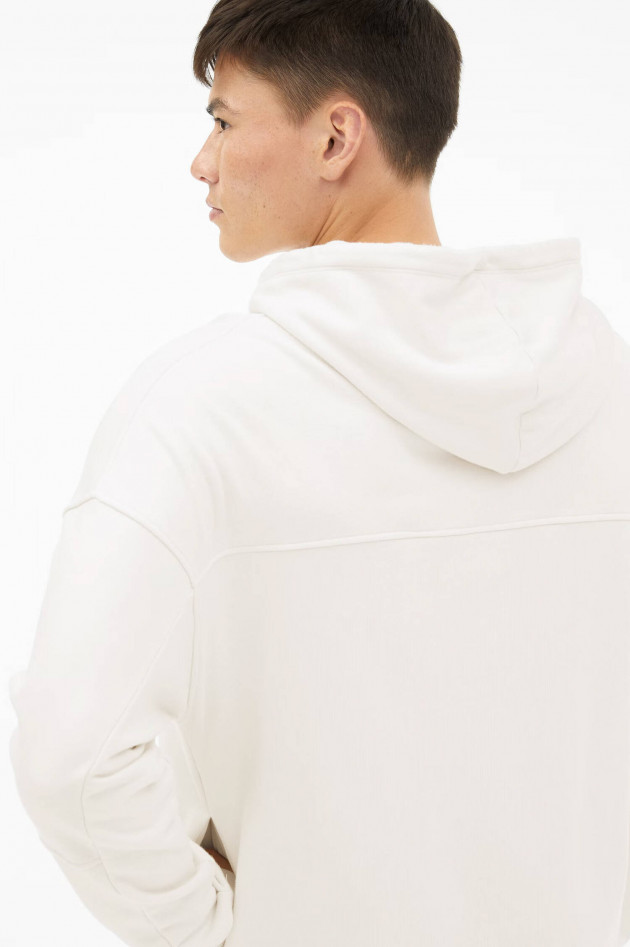 Juvia Hoodie aus Baumwolljersey in Creme