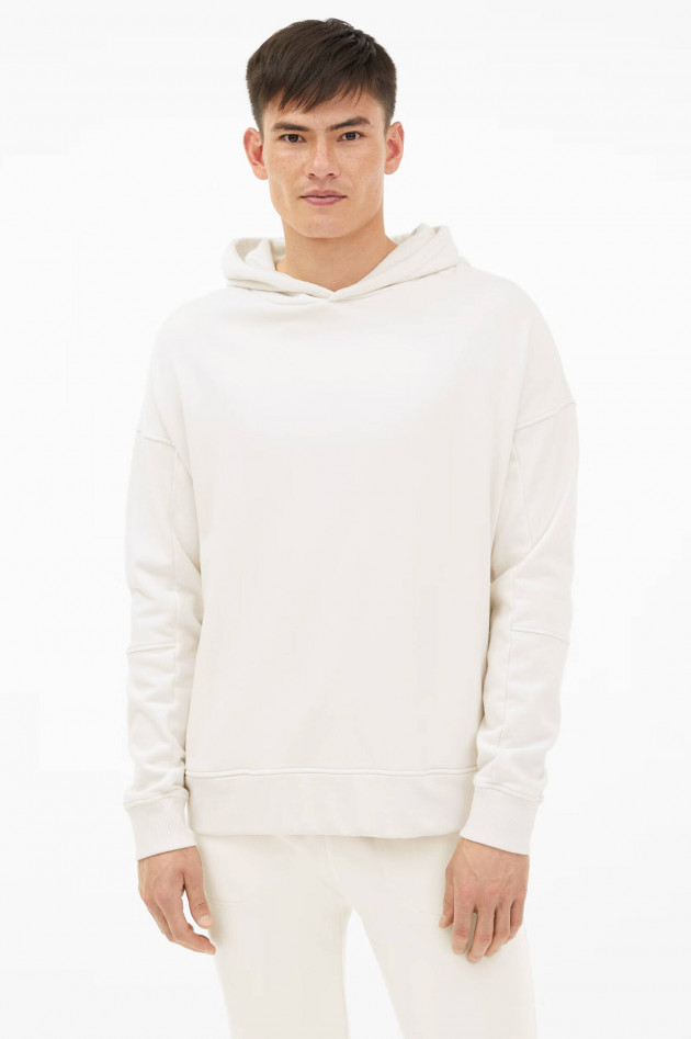 Juvia Hoodie aus Baumwolljersey in Creme