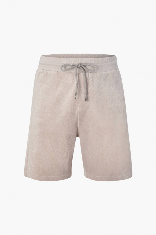 Juvia Frottee Shorts in Beige