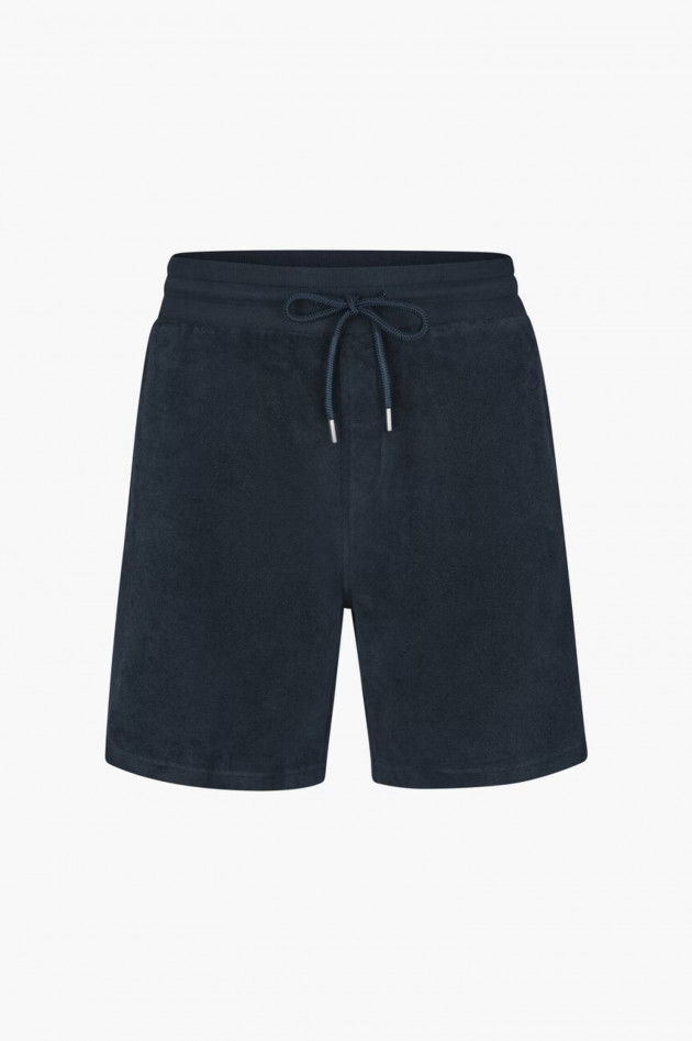 Juvia Frottee Shorts in Navy