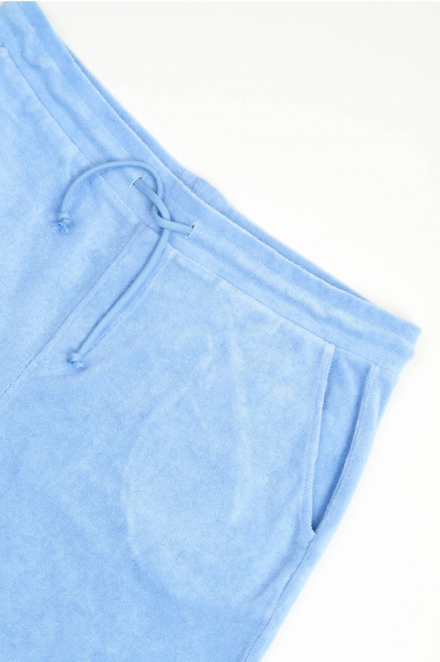 Juvia Frottee-Bermudashorts in Marina Blue