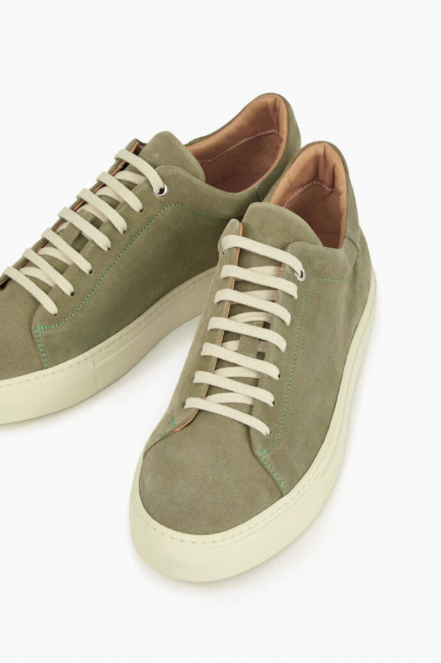 Juvia Veloursleder-Sneaker in Oliv