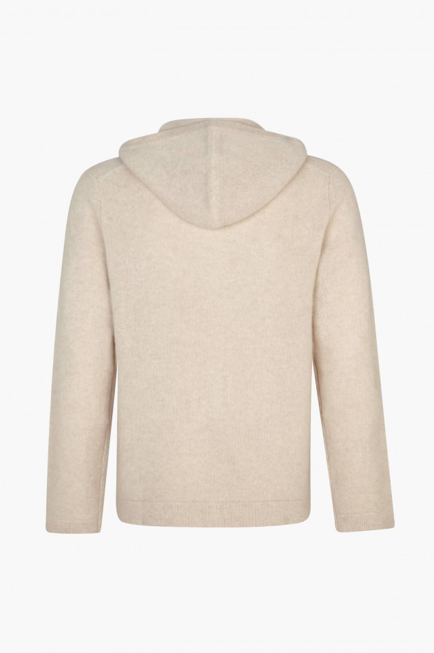 Juvia Cashmere Weste LINUS in Sand meliert