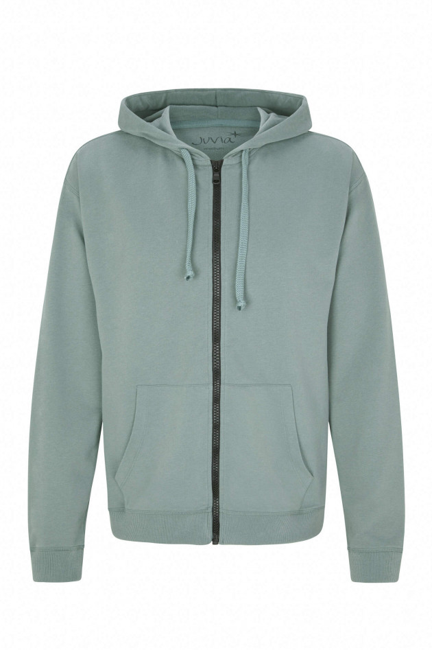 Juvia Zip-Hoodie mit Kapuze in Salbei