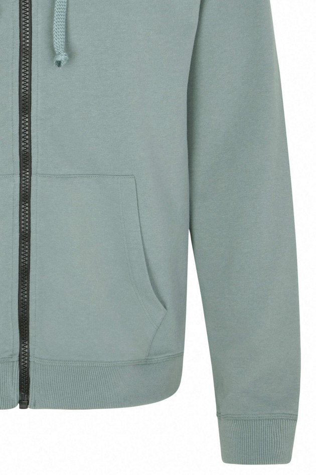 Juvia Zip-Hoodie mit Kapuze in Salbei