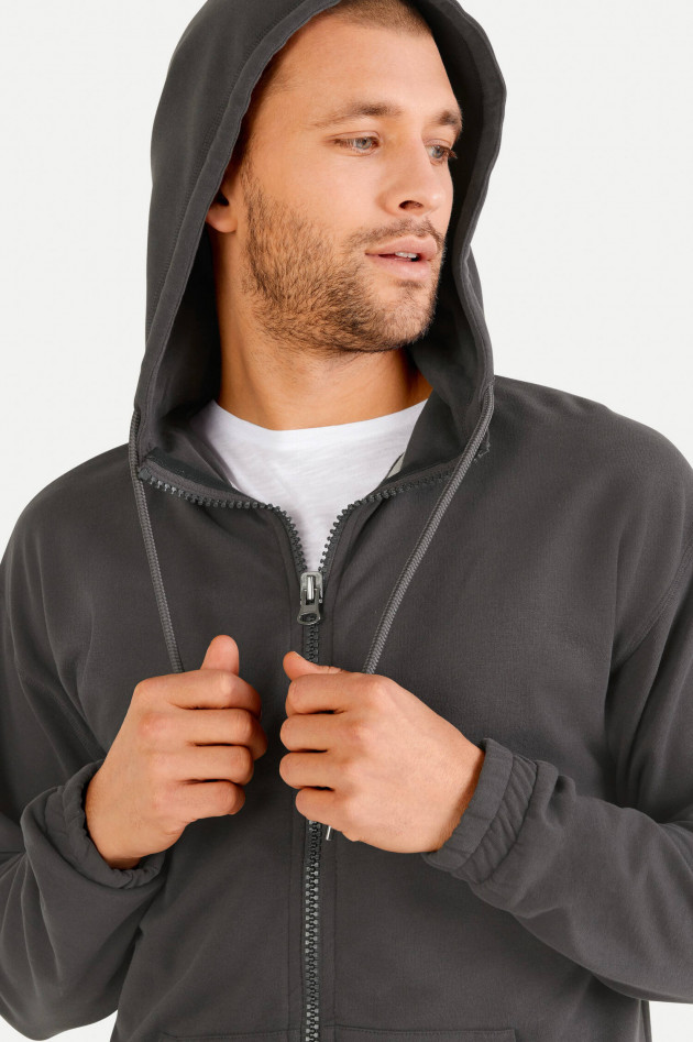 Juvia Hoodie-Jacke in Anthrazit