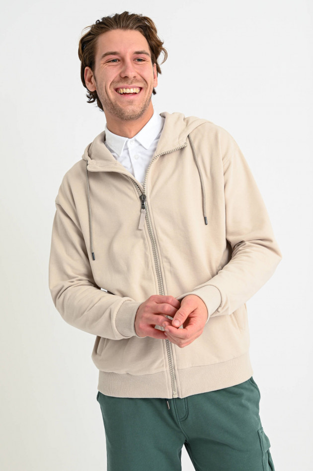 Juvia Sweatjacke in Beige