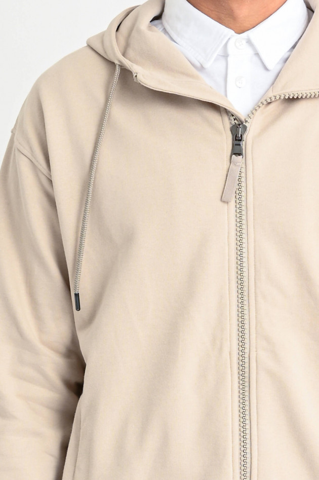 Juvia Sweatjacke in Beige