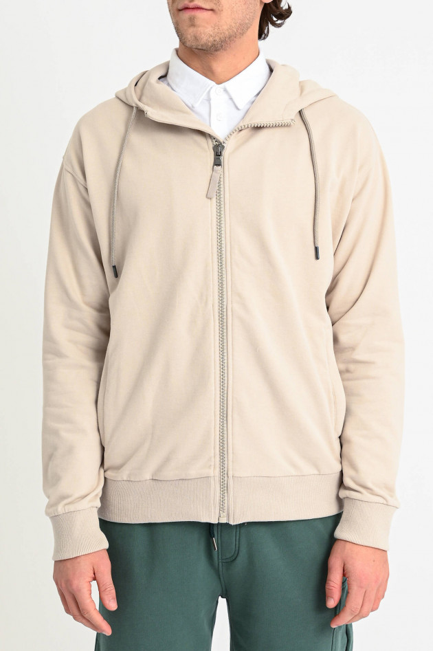 Juvia Sweatjacke in Beige