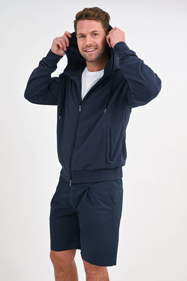 Juvia Hoodie mit Reißverschluss in Navy