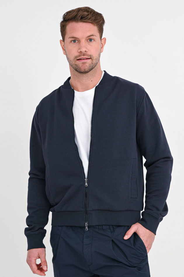 Juvia Bomberjacke aus Baumwolljersey in Navy