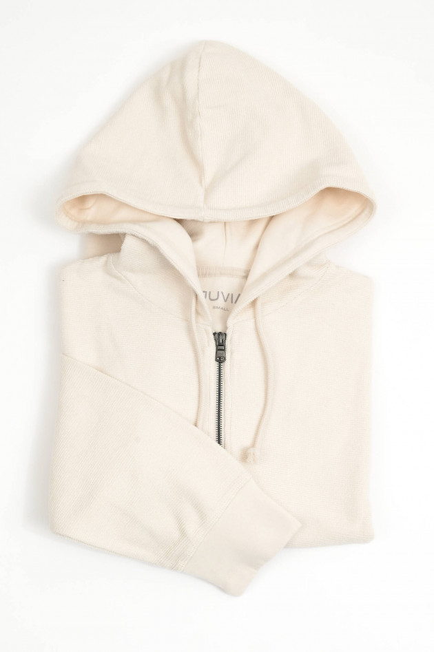 Juvia Curly-Sweatshirtjacke in Creme
