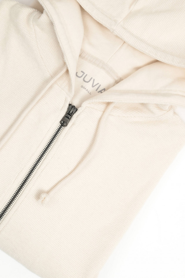 Juvia Curly-Sweatshirtjacke in Creme