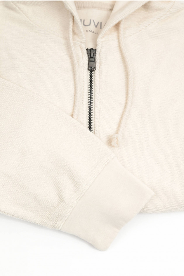Juvia Curly-Sweatshirtjacke in Creme