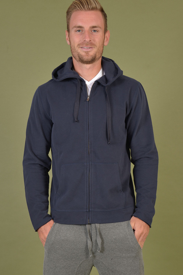 Juvia Sweatjacke mit Kapuze in Navy