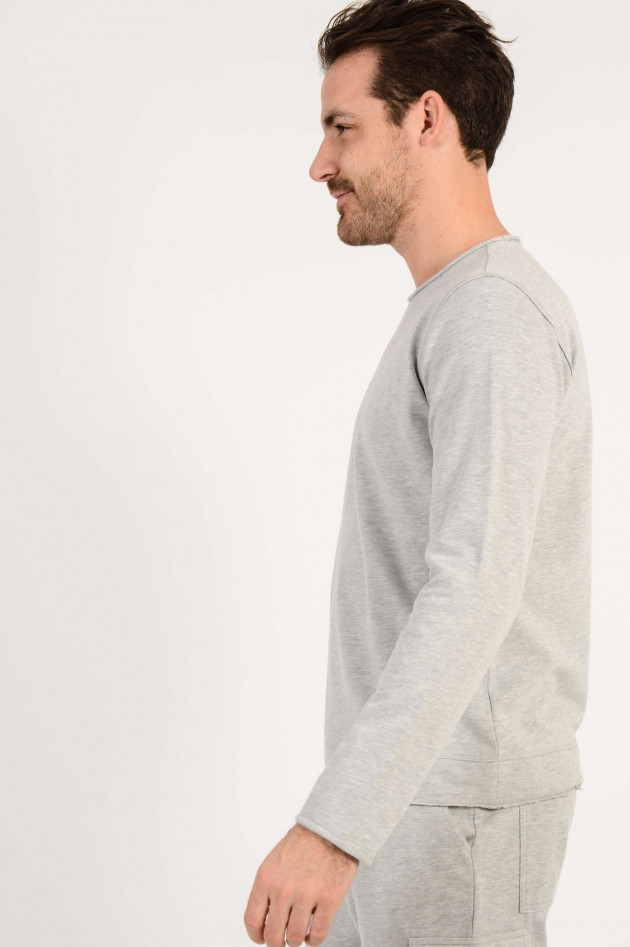 Juvia Sweatshirt in meliertem Hellgrau