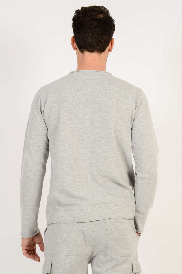 Juvia Sweatshirt in meliertem Hellgrau
