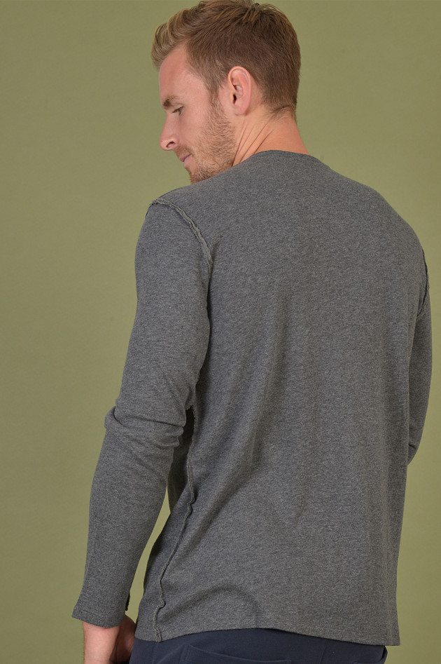 Juvia Sweater mit Kapuze in Oliv meliert