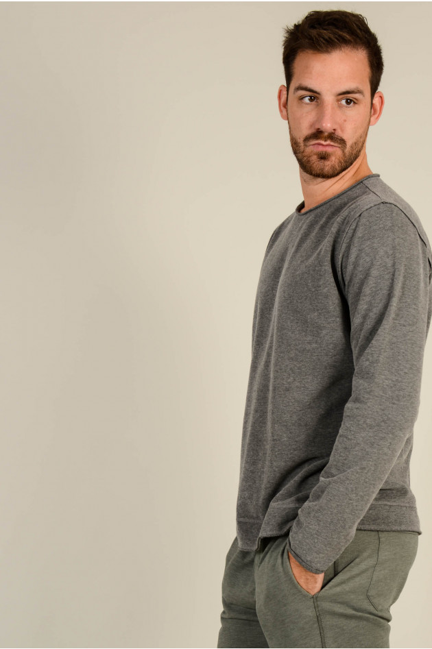 Juvia Sweater in Grau meliert