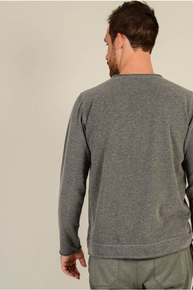 Juvia Sweater in Grau meliert