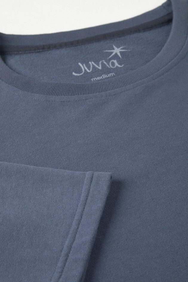 Juvia Sportiver Sweater in Blaugrau