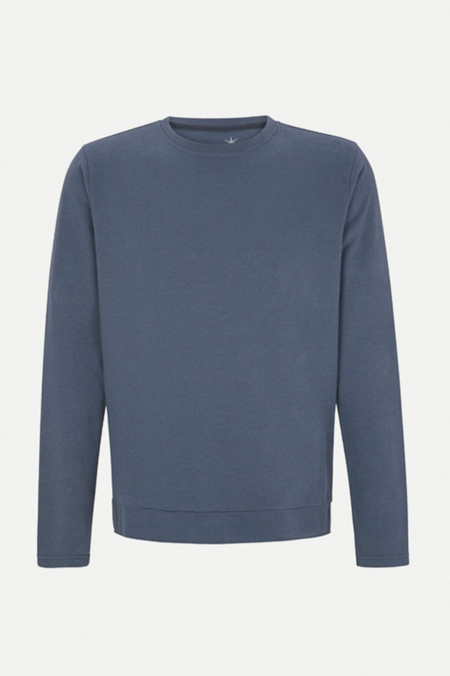 Juvia Sportiver Sweater in Blaugrau