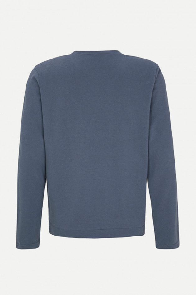 Juvia Sportiver Sweater in Blaugrau