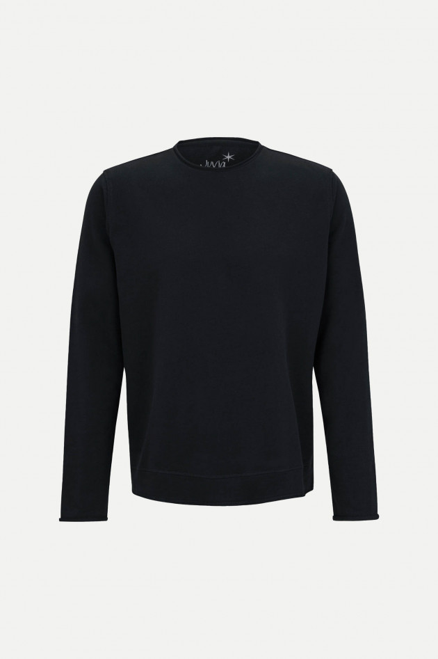 Juvia Sweater aus Baumwoll-Mix in Schwarz