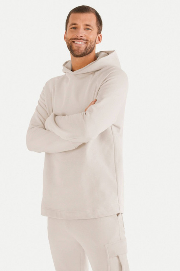 Juvia Fleece Hoodie in Beige