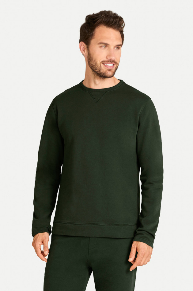 Juvia Sweater mit Rundhals in Walgrün