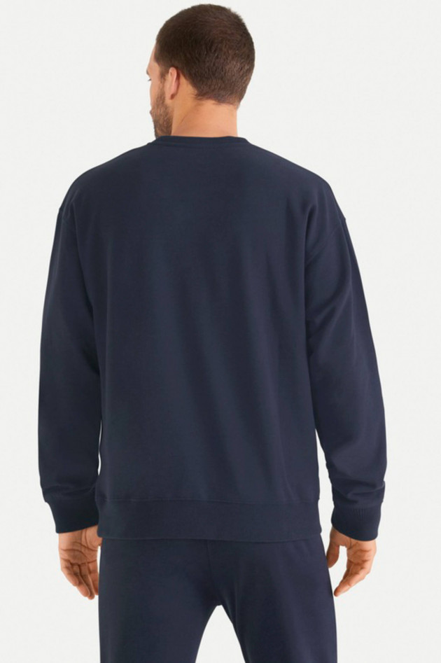 Juvia Oversized Sweatshirt in Navy