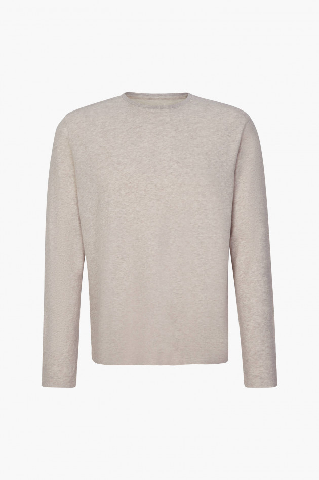 Juvia Longsleeve mit Kaschmir-Anteil in Beige