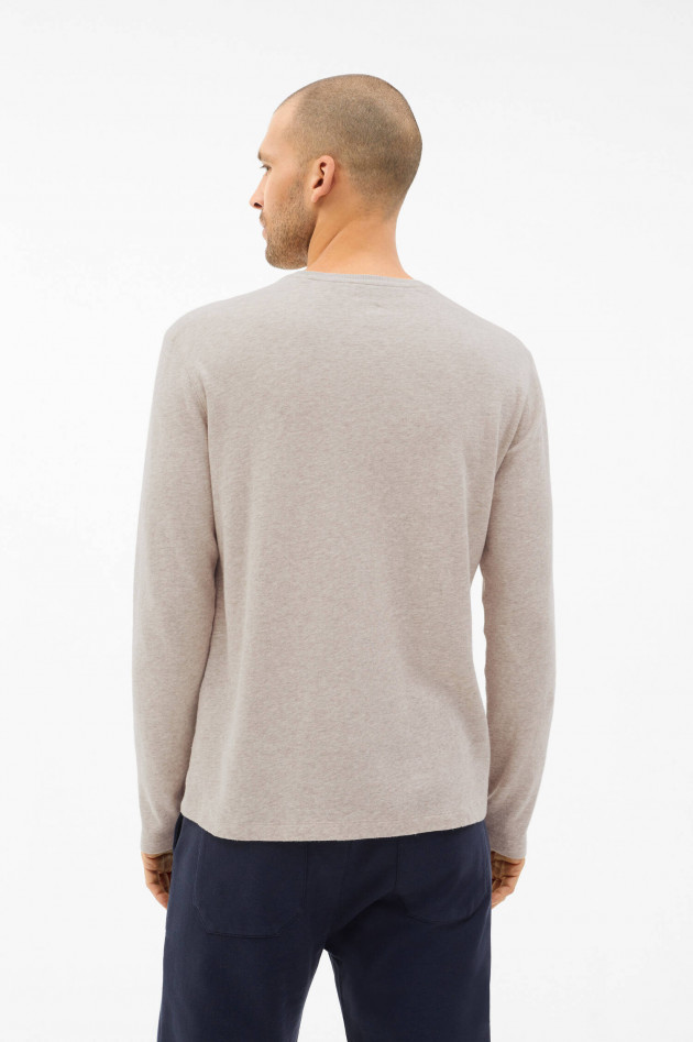 Juvia Longsleeve mit Kaschmir-Anteil in Beige