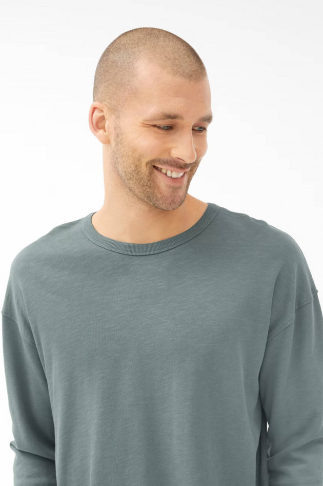 Juvia Leichter Sweater in Graugrün