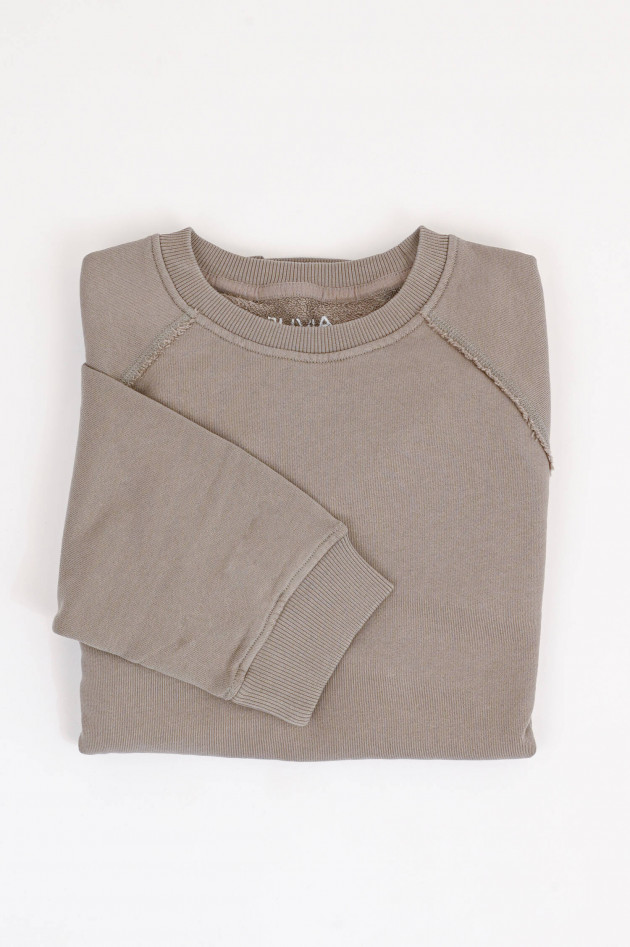 Juvia Sweatshirt aus Baumwolle in Taupe