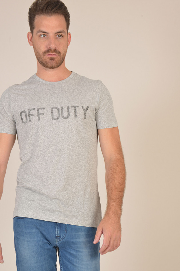 Juvia T-Shirt mit Schriftzug in Grau meliert