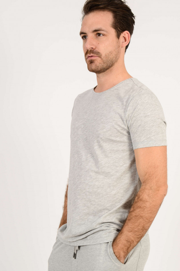 Juvia T-Shirt in meliertem Grau